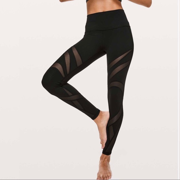 lululemon athletica Pants - Lululemon Wunder Under HR Tight Mesh Leggings